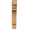 Ekena Millwork Olympic Block Rough Sawn Bracket, Western Red Cedar, 4"W x 18"D x 26"H BKT04X18X26OLY05RWR - alternate 3